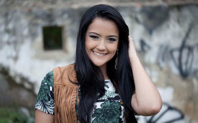 Bruna Martins grava clipe no Rio