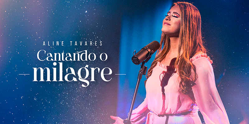 Aline Tavares estreia na Graça Music “Cantando o milagre”